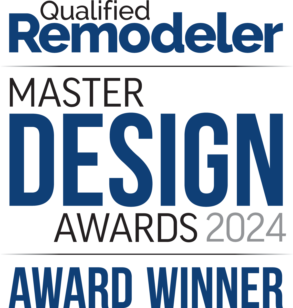 Best Bathroom Gold Award $75,000 $100,000 Category Qualified Remodeler's Master Design Awards, 2024