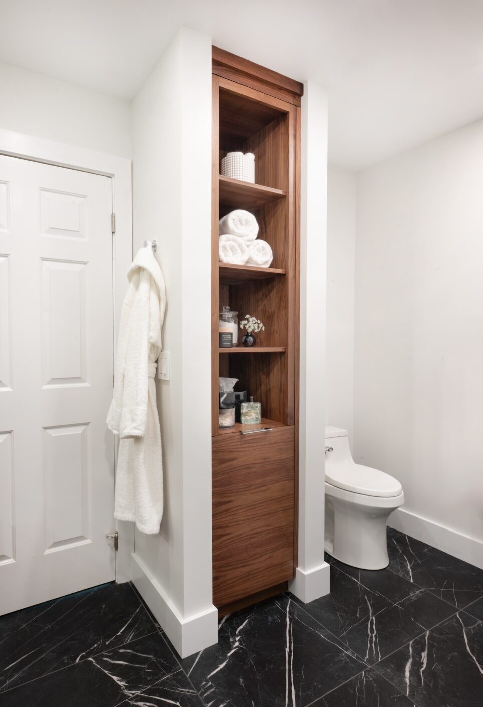 Design By The Jonathans Bathroom Storage Shelves