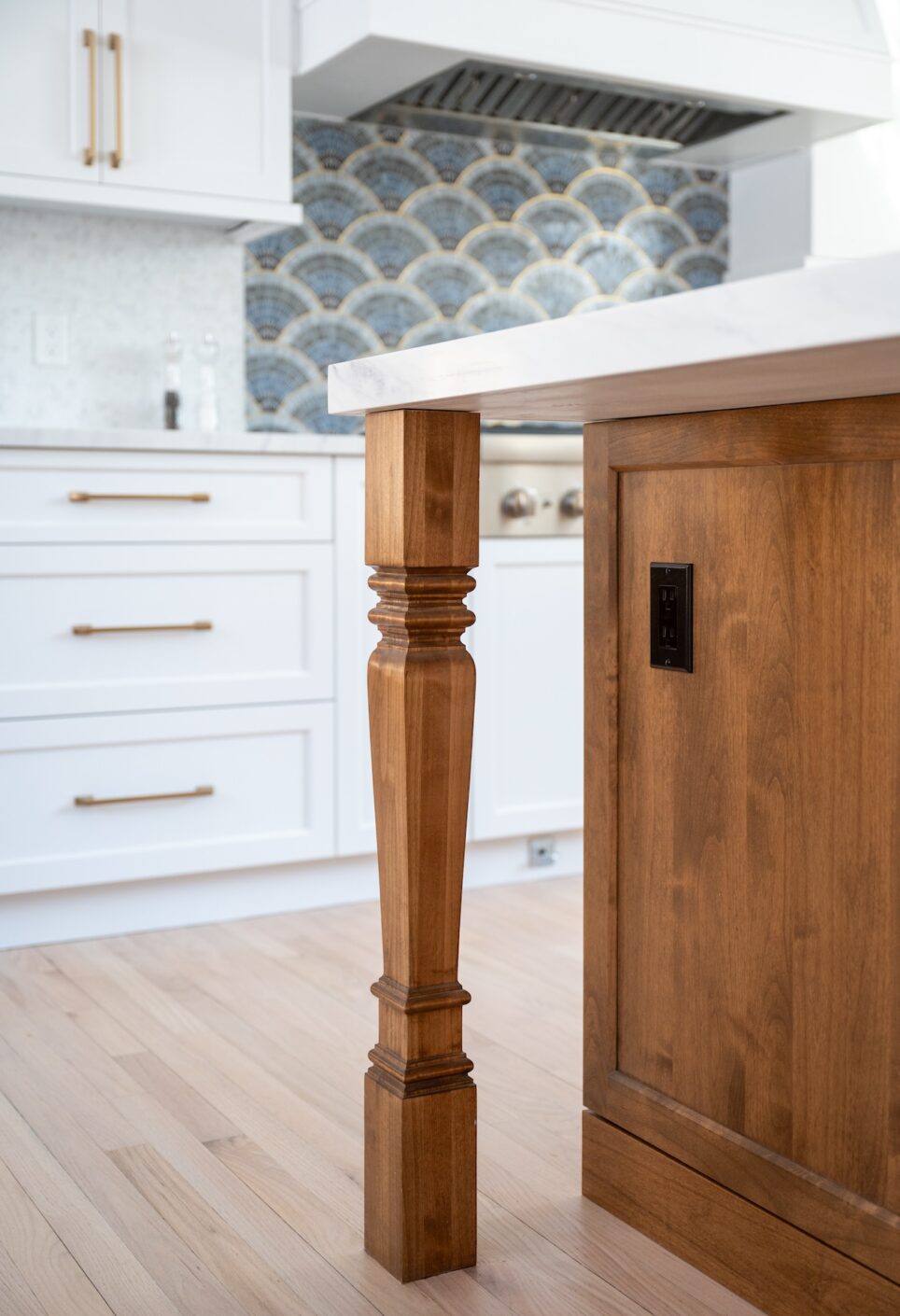 Design By The Jonathans Kitchen Island Detail