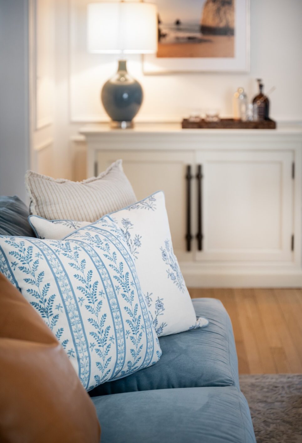 Design By The Jonathans Living Room Sofa Accent Pillows