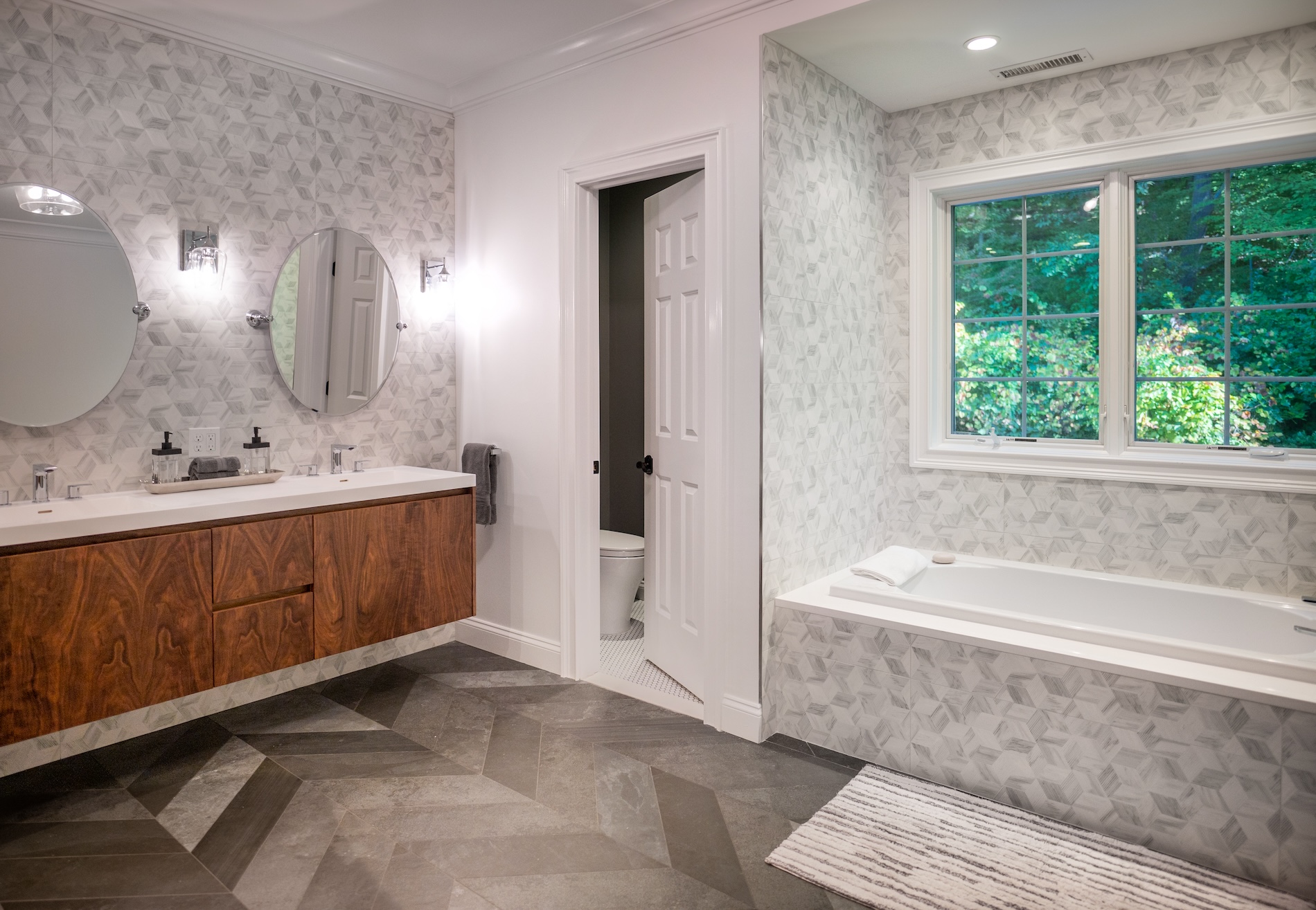 Design By The Jonathans Scandinavian Influence Bathroom Design
