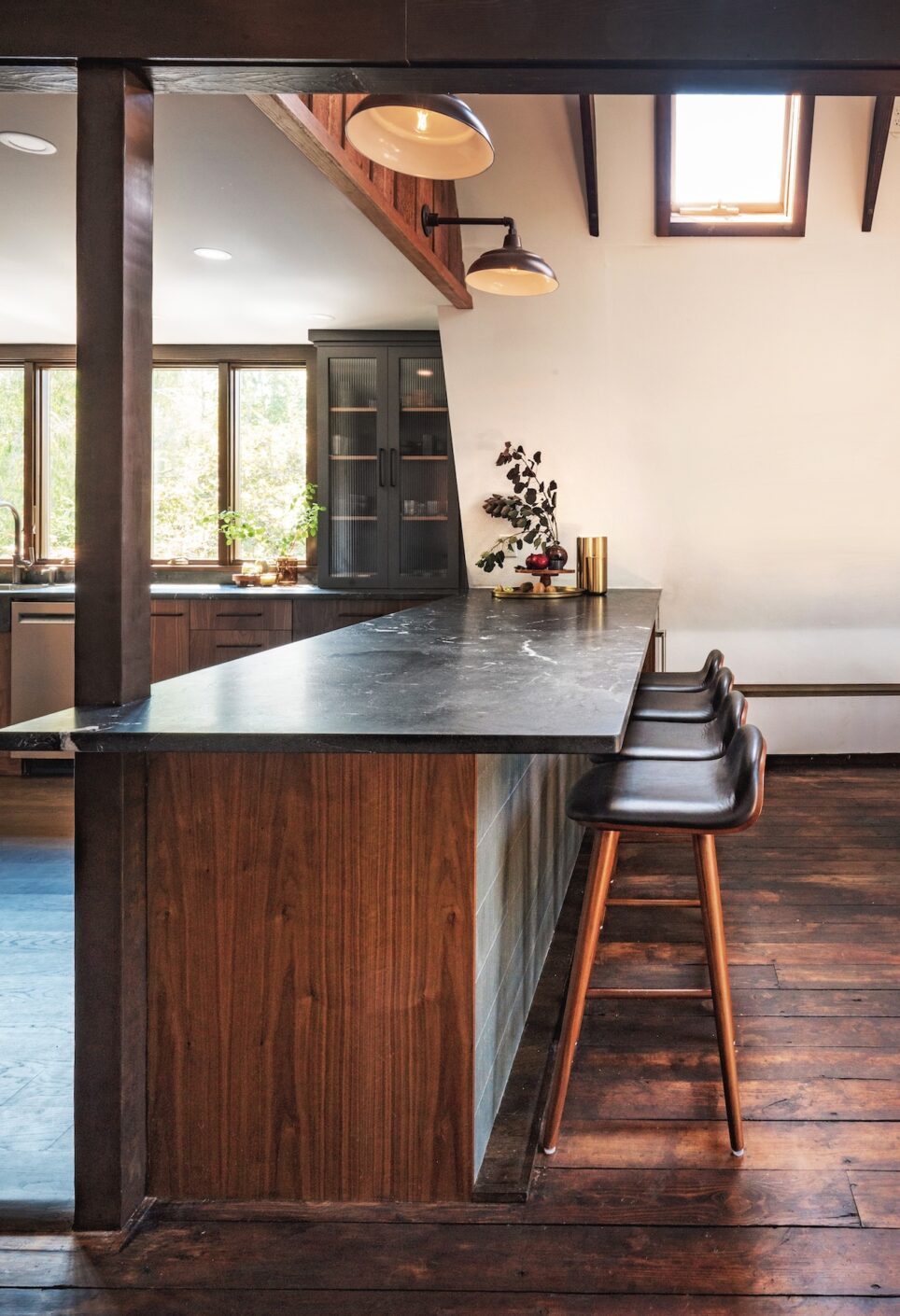 Backless Kitchen Stools Mid Century Modern