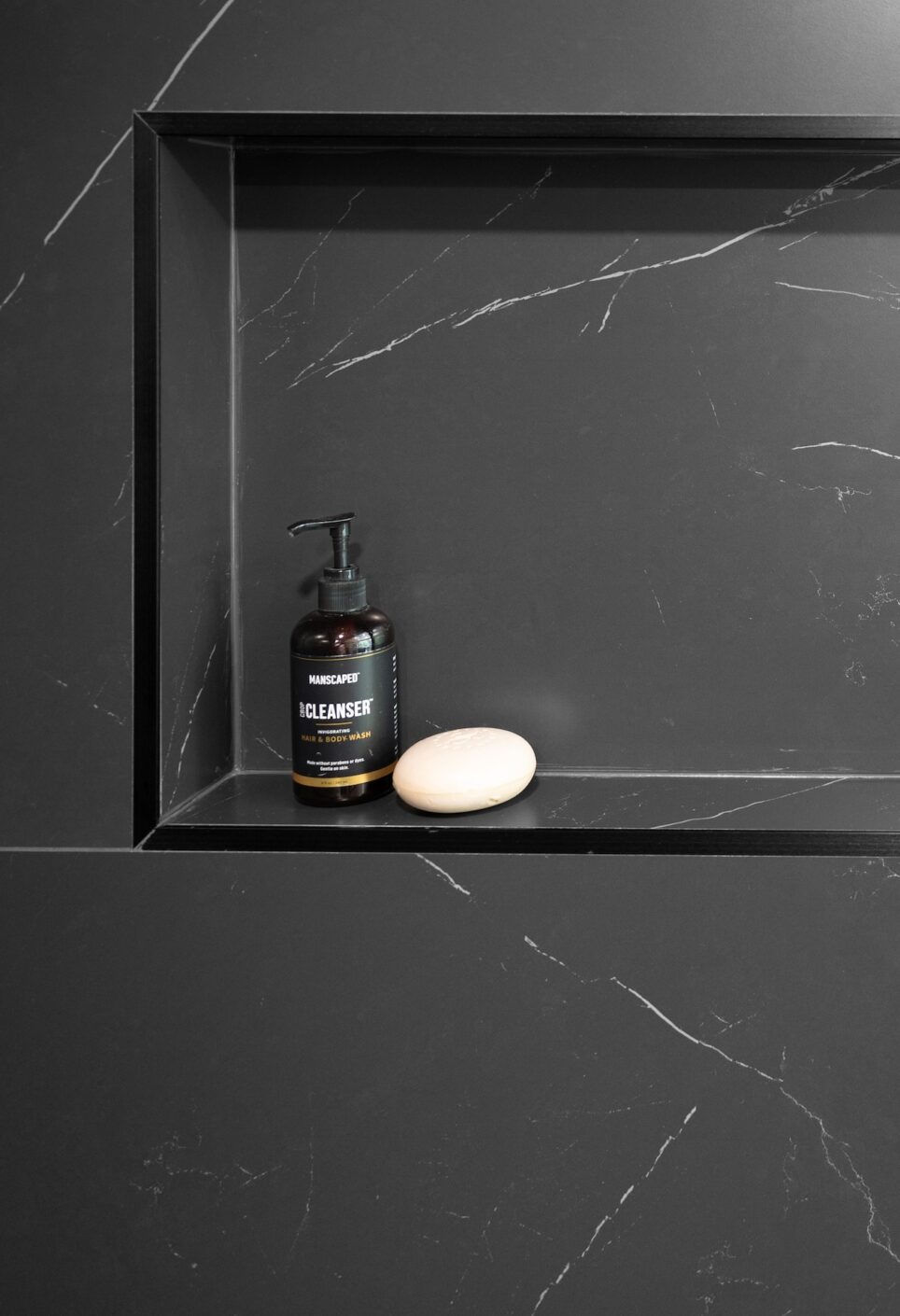 Black Shower Japandi Ensuite