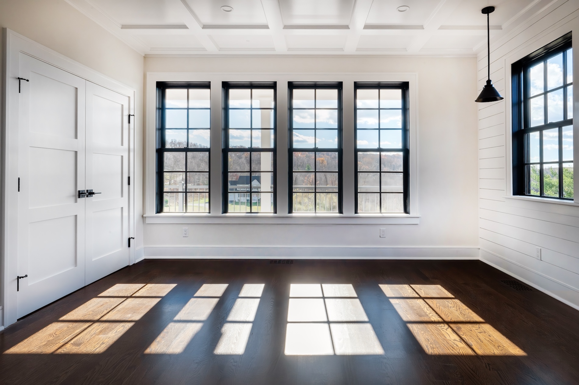 Black Window Trim White Walls