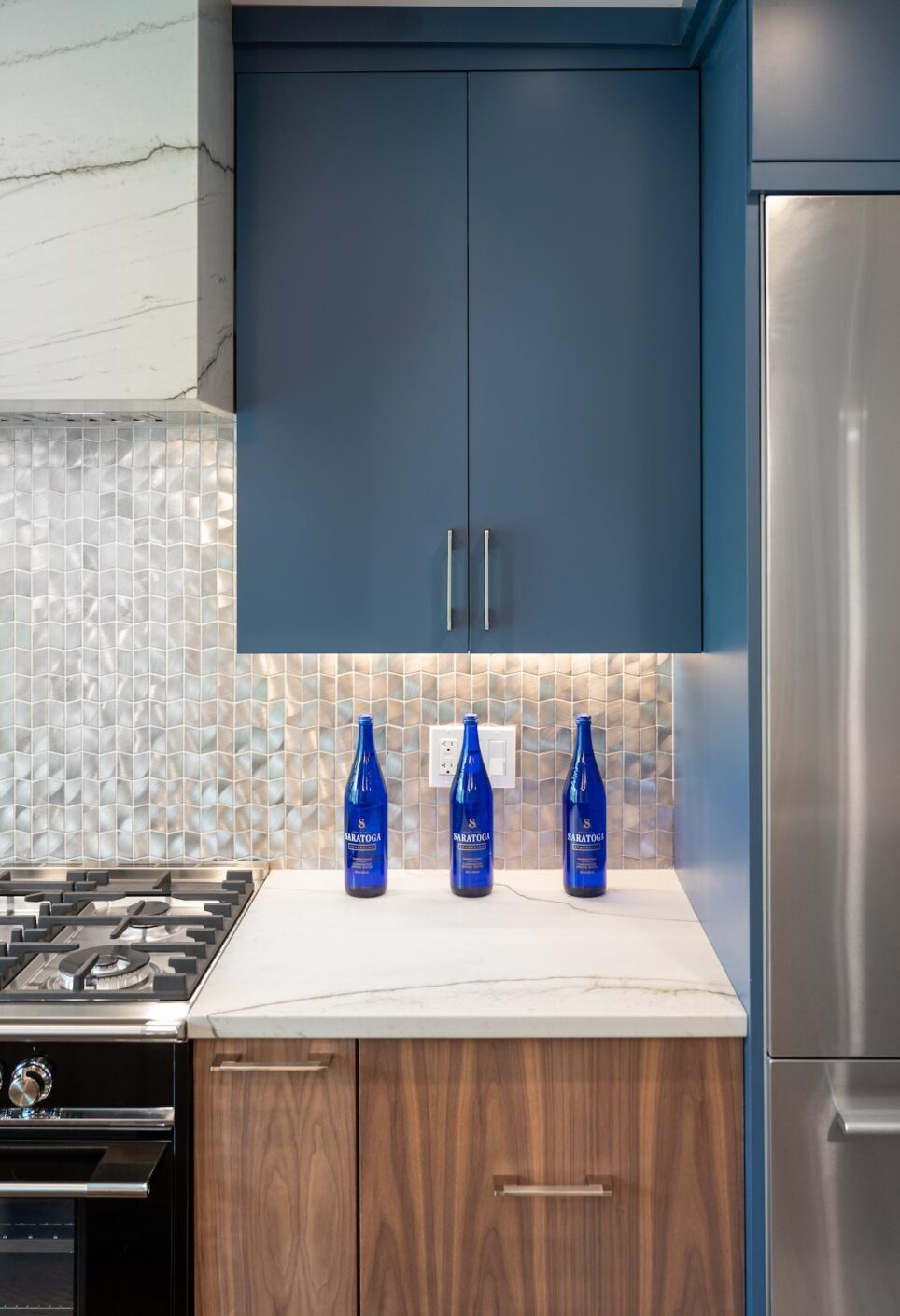 Kitchen Design Blue Cabinets