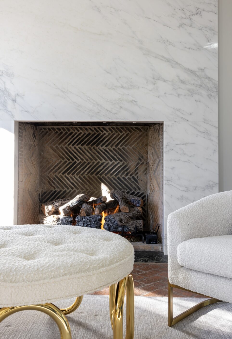 Living Room Fireplace Marble North Haven Ct