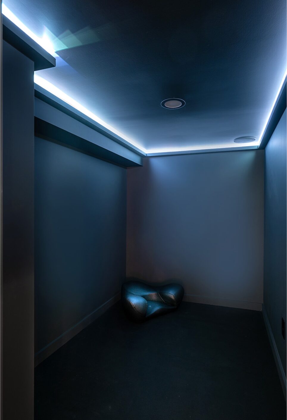 Meditation Room With Custom Lighting