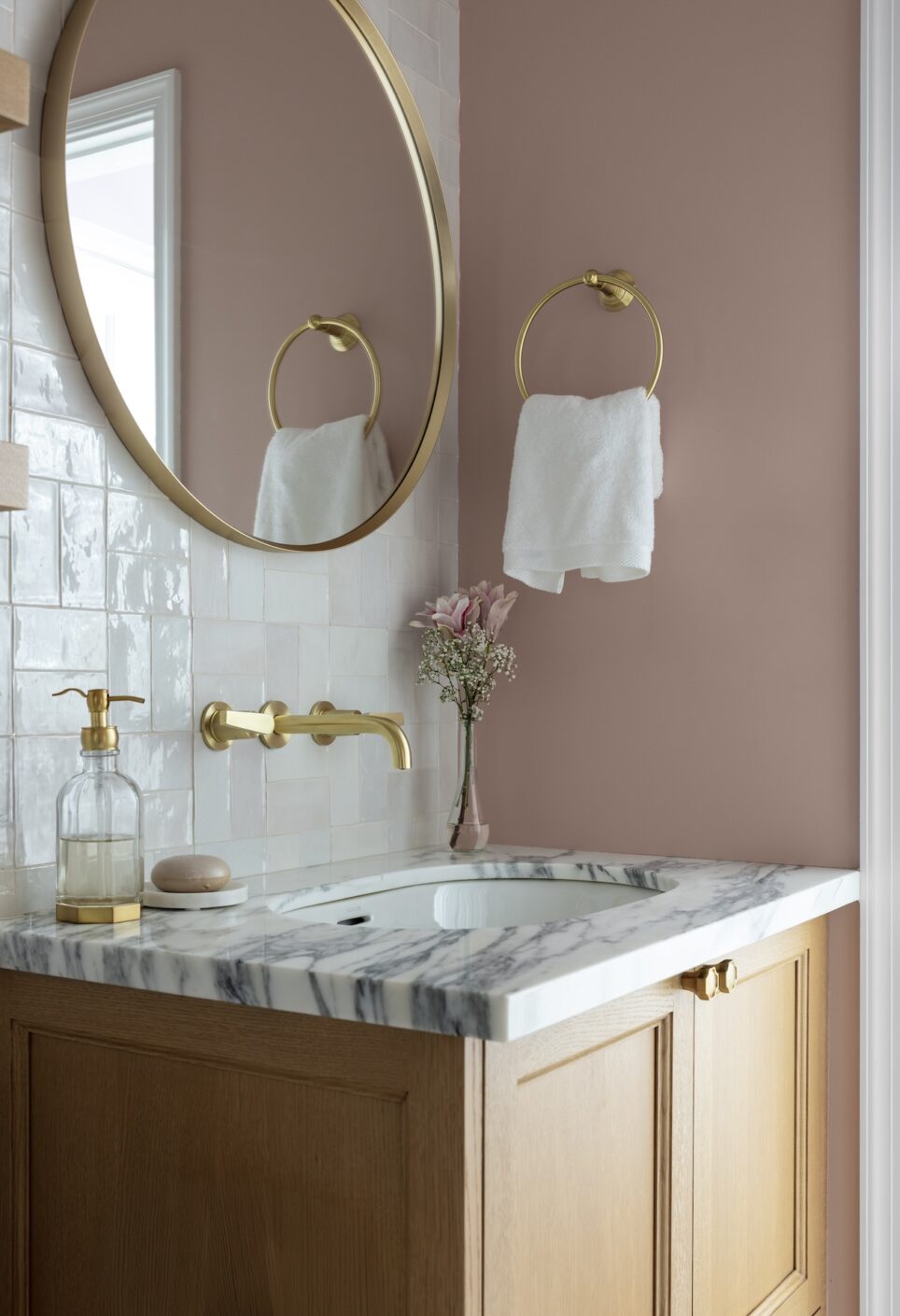 Powder Room Vanity Detail New Rochelle Ny