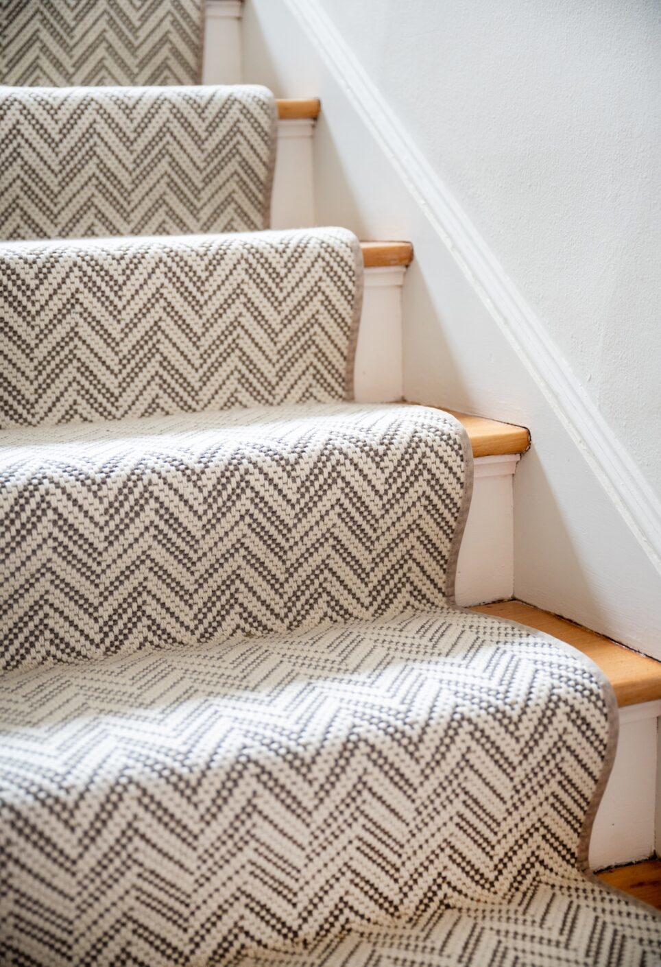 Staircase Runner Detail Chevron