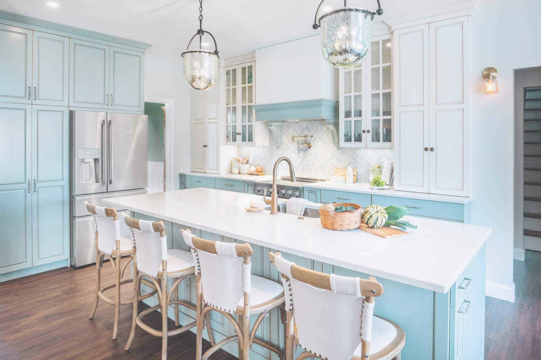 Teal Blue Kitchen Design Wallingford Ct