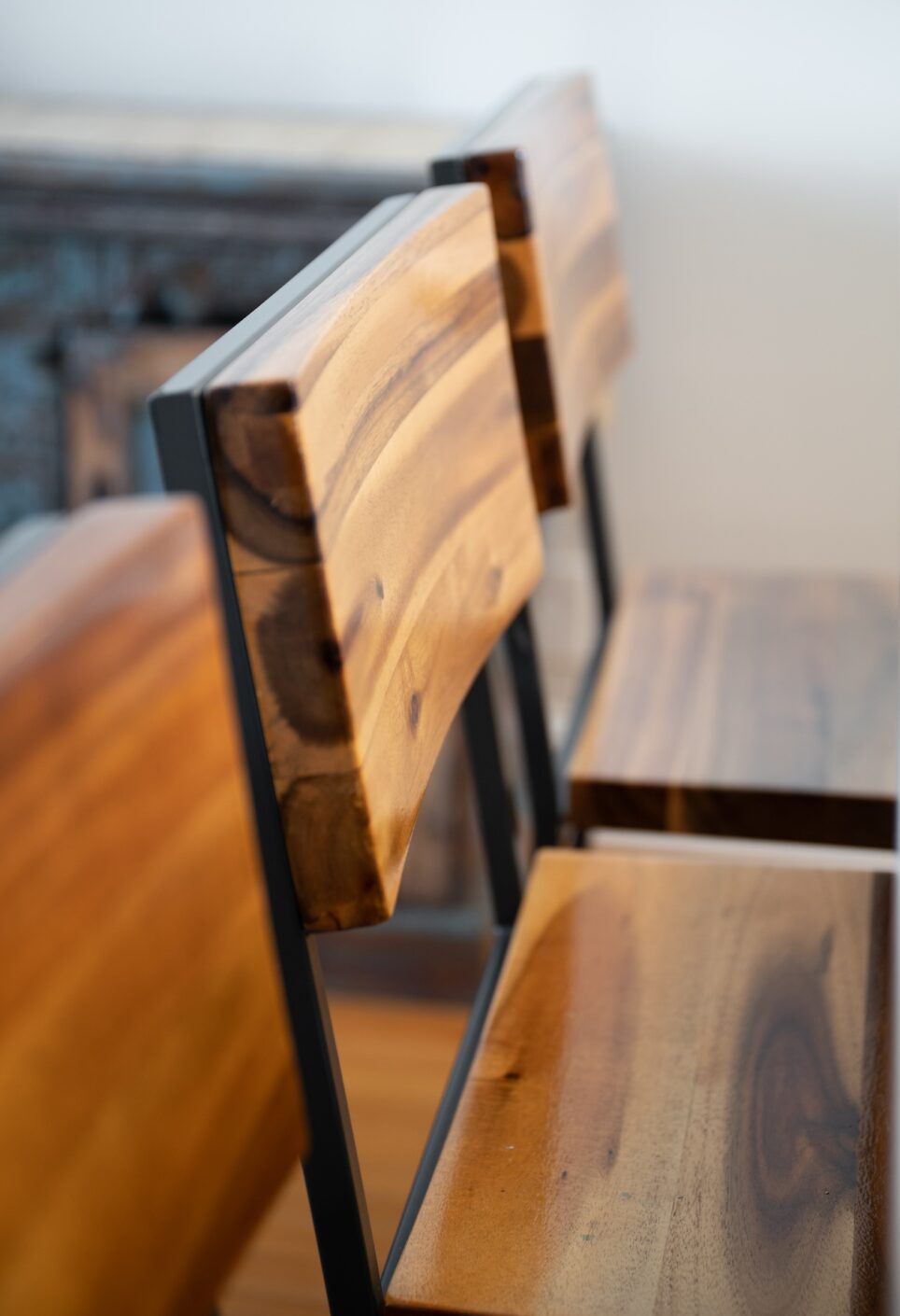West Hartford Ct Kitchen Stools Wood And Black