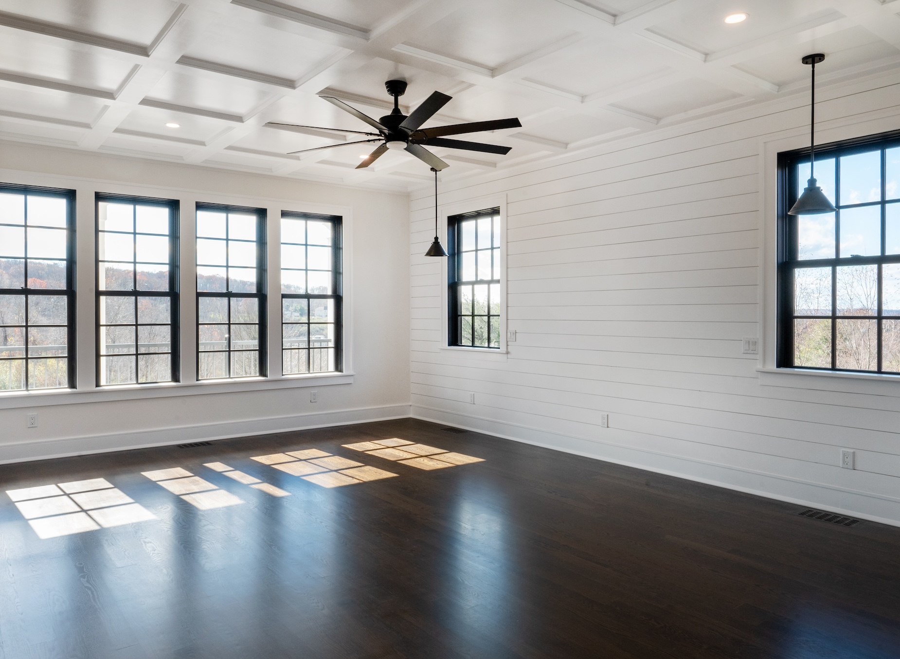 White Shiplap Walls New Home Build