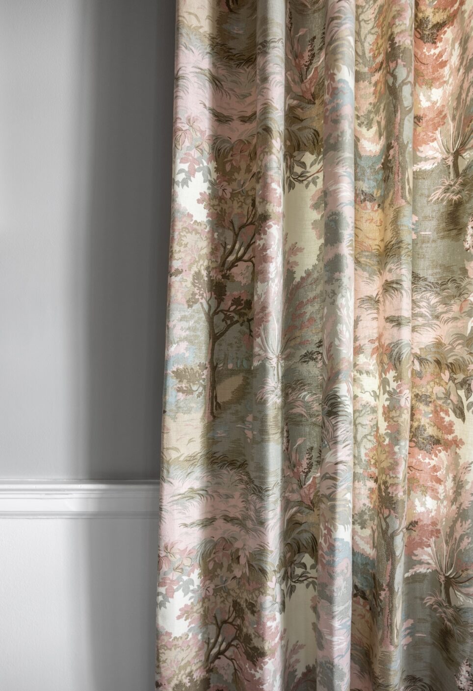 Window Treatment Detail Floral