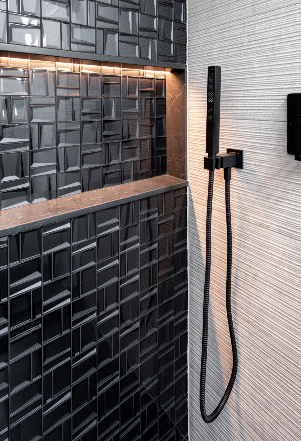 Bathroom Shower Niche Lighting Darien Ct