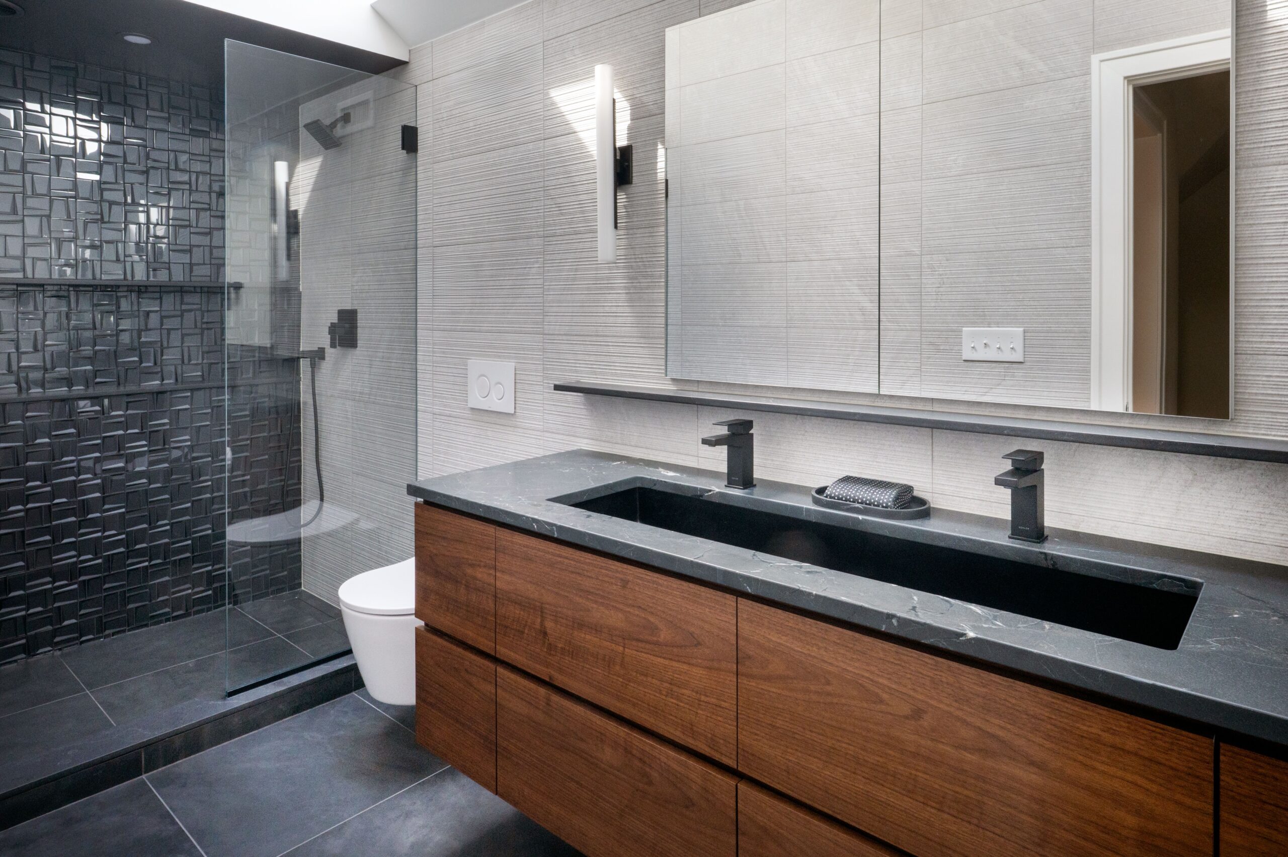 Bathroom Sleek Modern Darien Ct