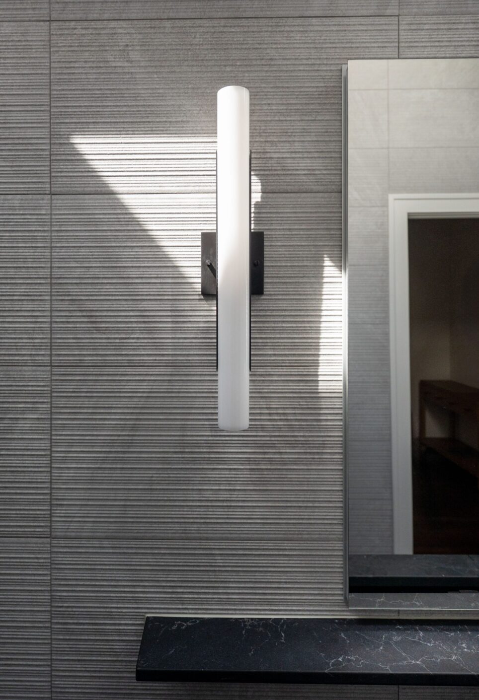 Wallpaper Grasscloth Bathroom Modern Darien Ct