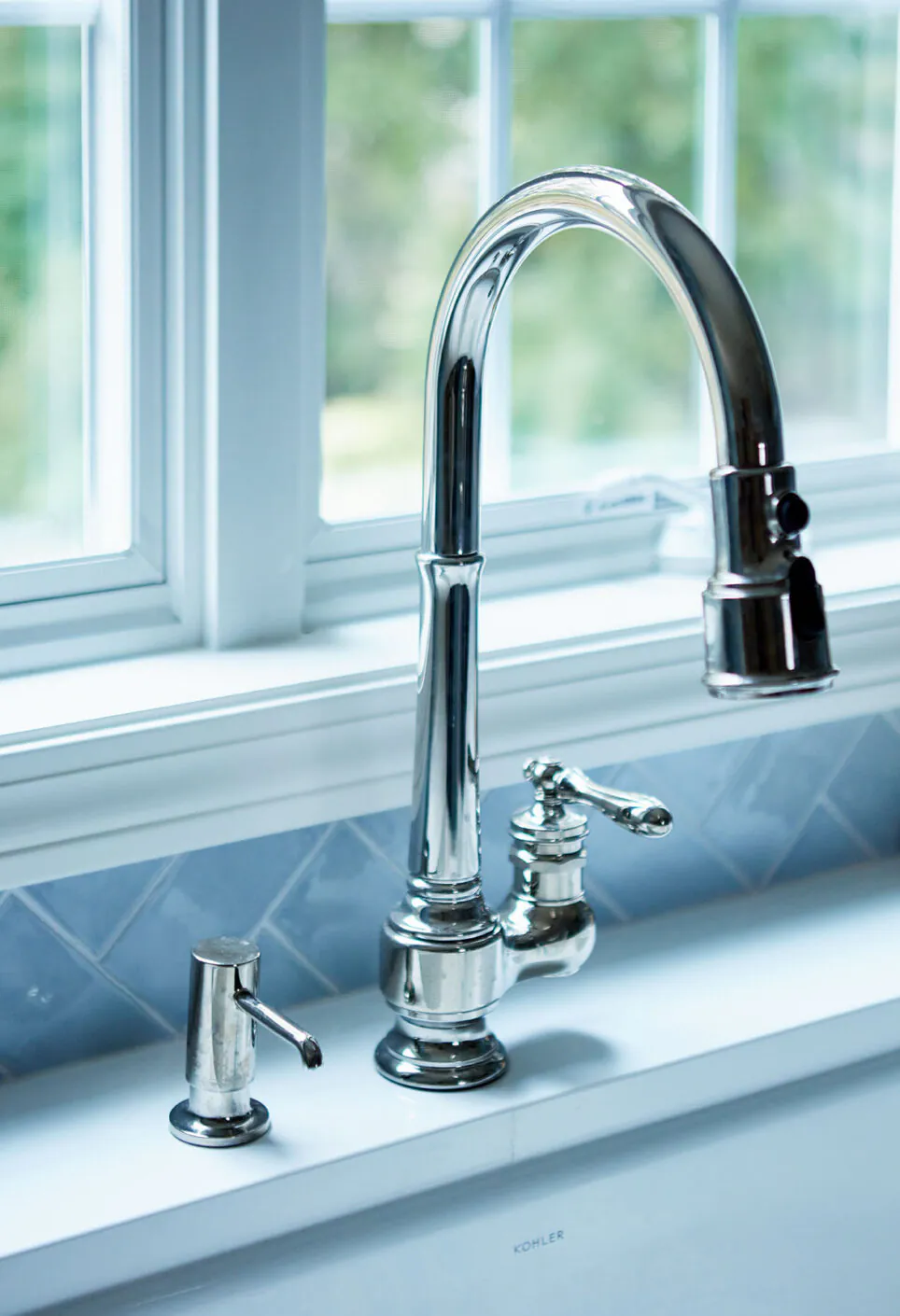Shiny Silver Kitchen Faucet.jpg