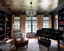 Elegant Library Retreat