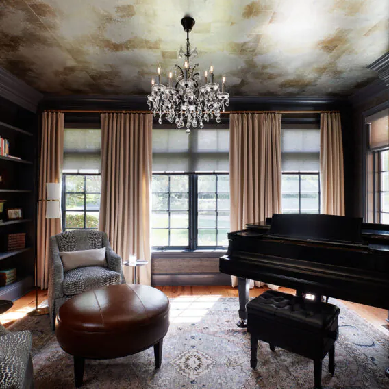 Elegant Library Retreat