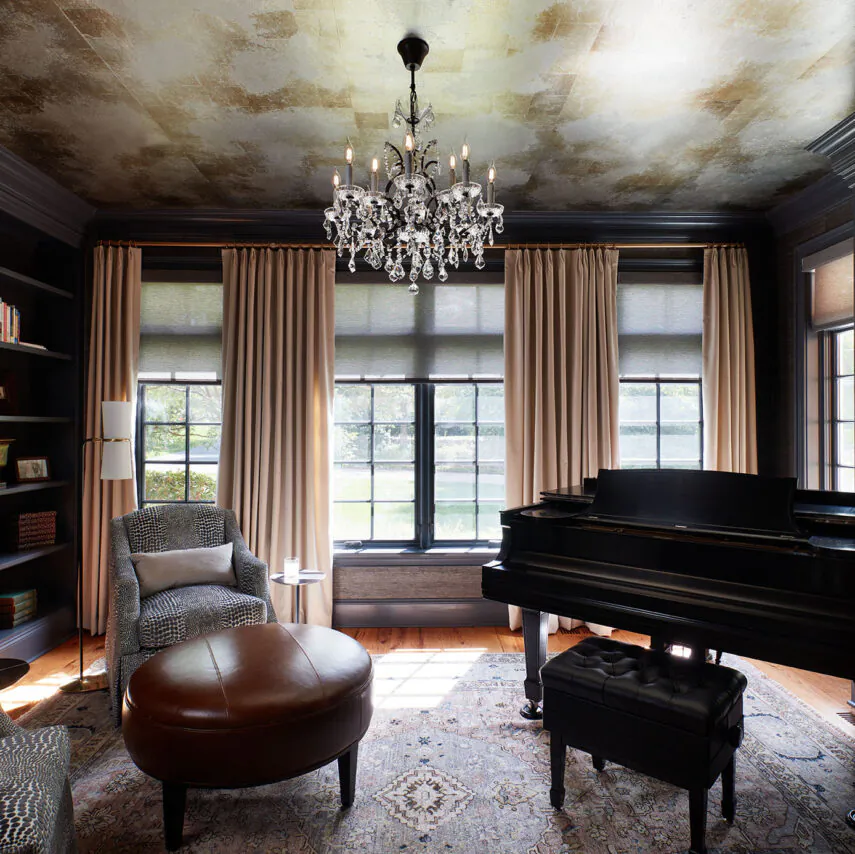 Elegant Library Retreat