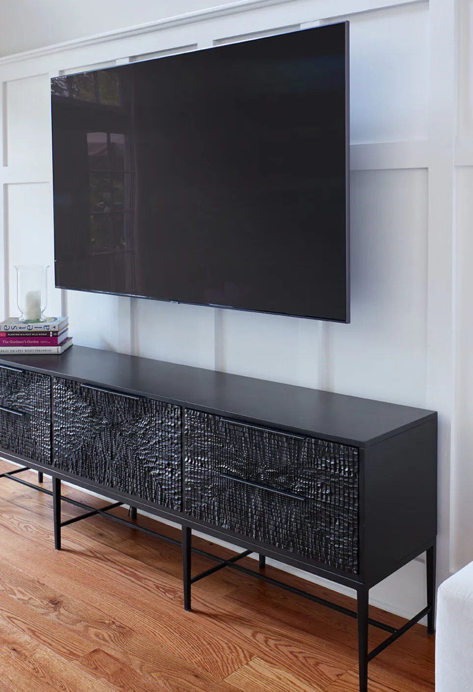 Tv Console Dark Color