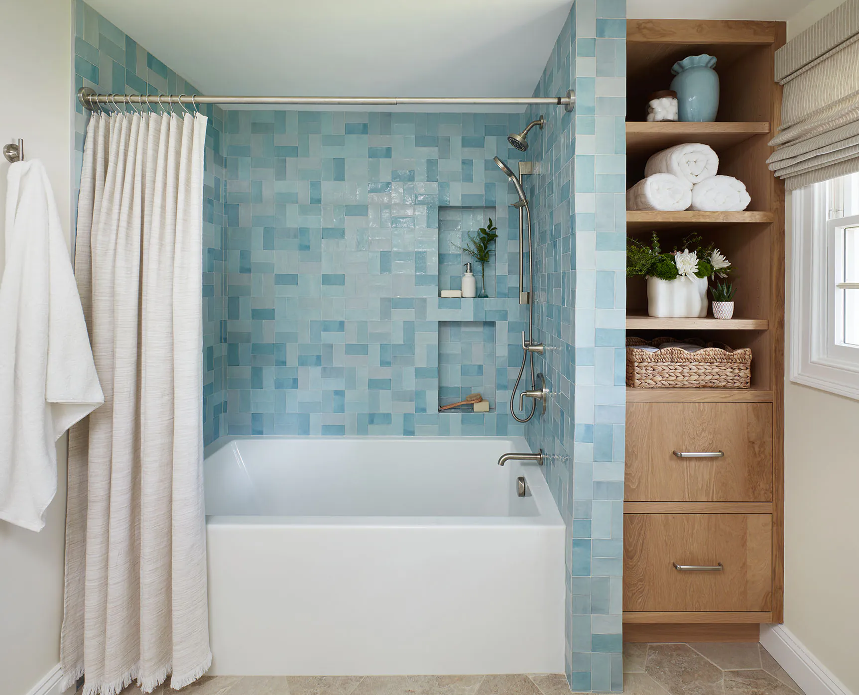 Design By The Jonathans Guest Bathroom Designer