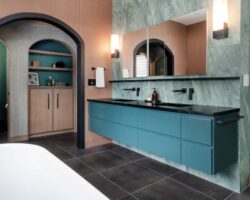 Retro Luxe Primary Bathroom