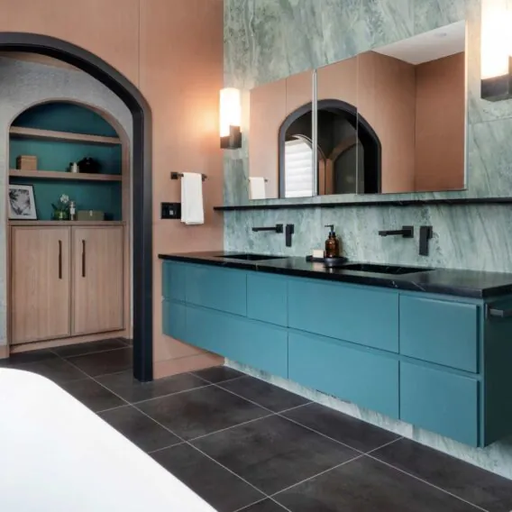 Retro Luxe Primary Bathroom