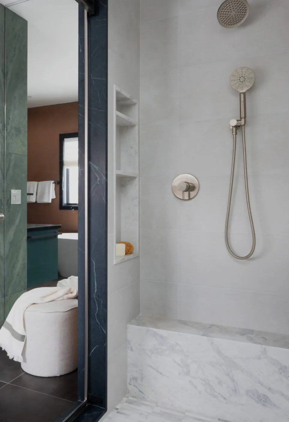 Stone Shower Bench