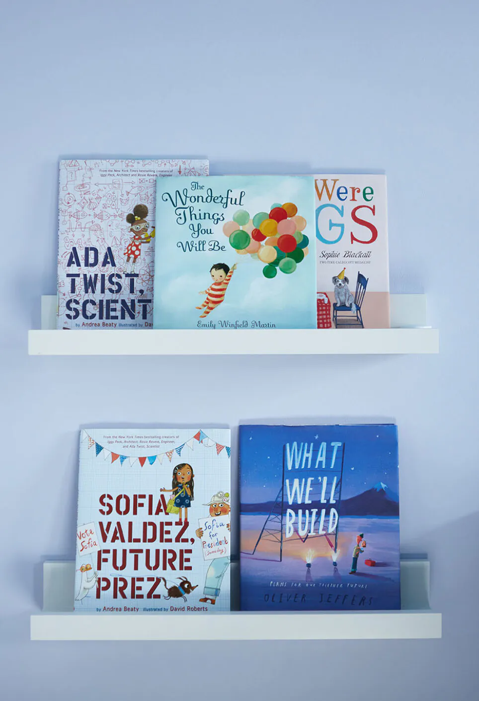 White Wall Shelves Kids Bedroom